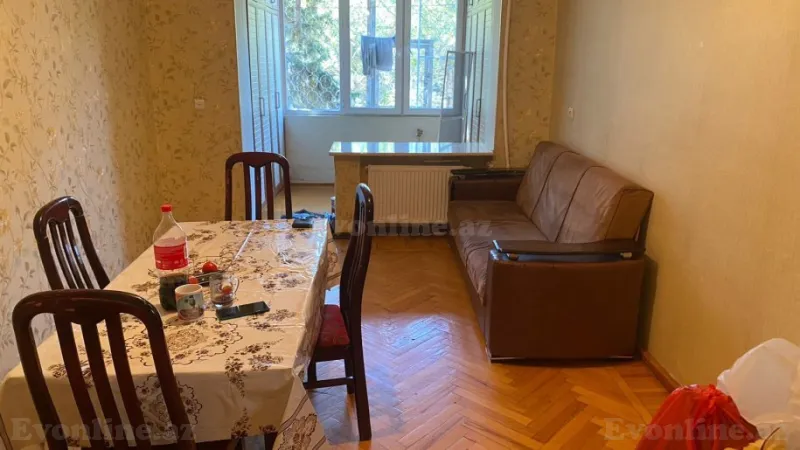 Kirayə verilir 2 otaqlı Mənzil Köhnə tikili 60 m² İnşaatçılar m.