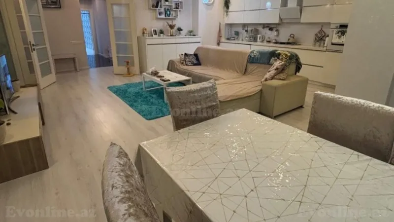 Satılır 2 otaqlı Mənzil Yeni tikili 105 m² Neftçilər m. - şəkil 2