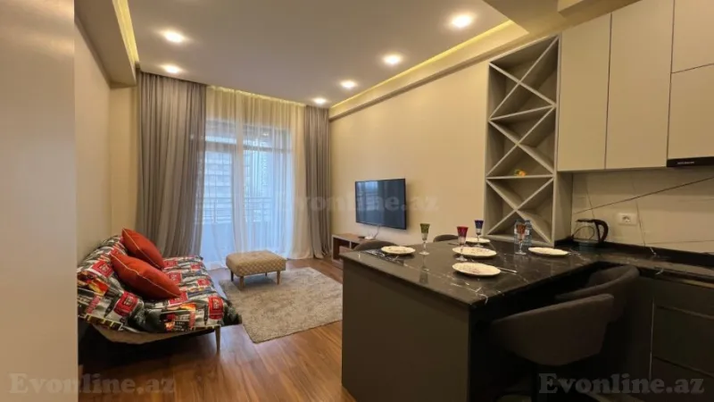 Kirayə verilir 2 otaqlı Mənzil Yeni tikili 65 m² Xətai r. - şəkil 2