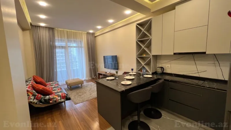 Kirayə verilir 2 otaqlı Mənzil Yeni tikili 65 m² Xətai r. - şəkil 3