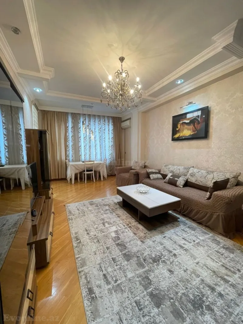 Kirayə verilir 2 otaqlı Mənzil Yeni tikili 90 m² 8-ci mikrorayon - şəkil 2