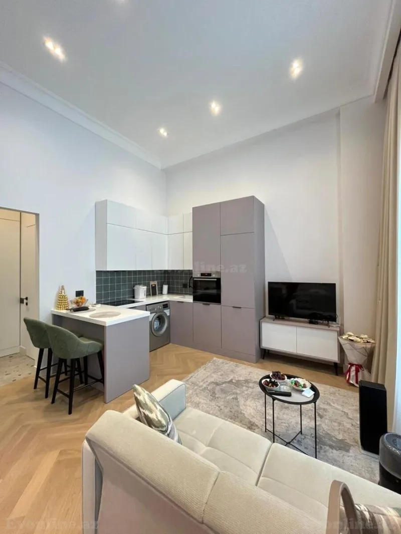 Satılır 1 otaqlı Mənzil Yeni tikili 41 m² Xətai r. - şəkil 3