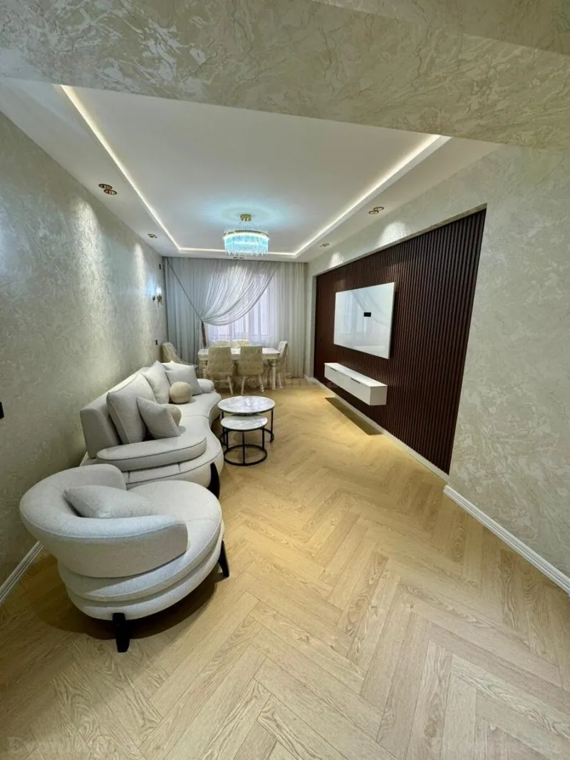 Satılır 2 otaqlı Mənzil Yeni tikili 90 m² Həzi Aslanov m. - şəkil 3