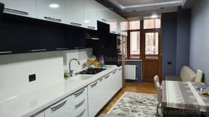 Kirayə verilir 3 otaqlı Mənzil Yeni tikili 130 m² Nəsimi r. - şəkil 9