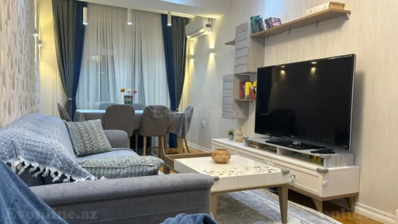 Satılır 2 otaqlı Mənzil Yeni tikili 76 m² Həzi Aslanov m. - şəkil 2