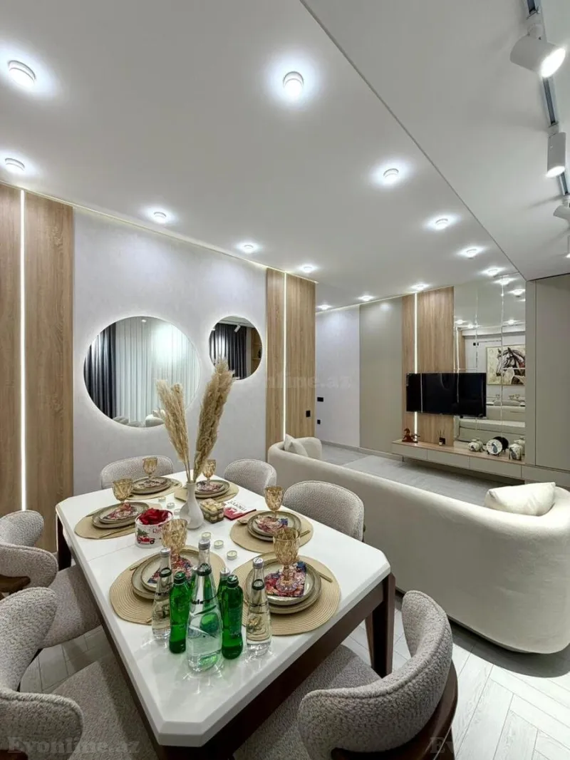 Satılır 2 otaqlı Mənzil Yeni tikili 77 m² Qara Qarayev m. - şəkil 3