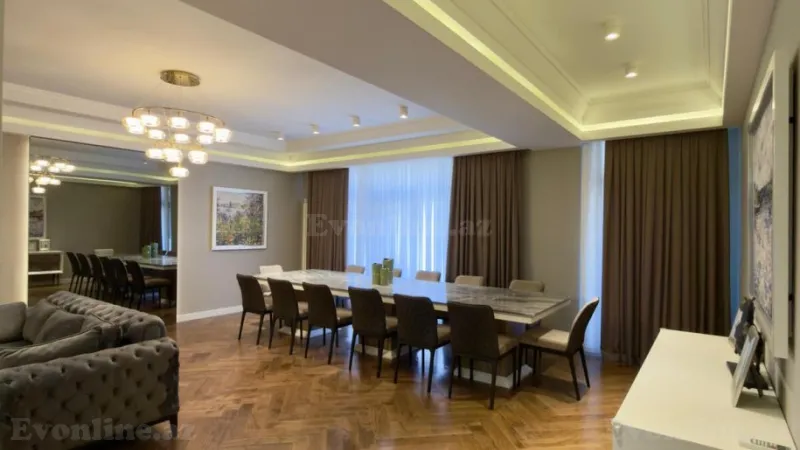 Satılır 4 otaqlı Mənzil Yeni tikili 220 m² Elmlər Akademiyası m. - şəkil 2