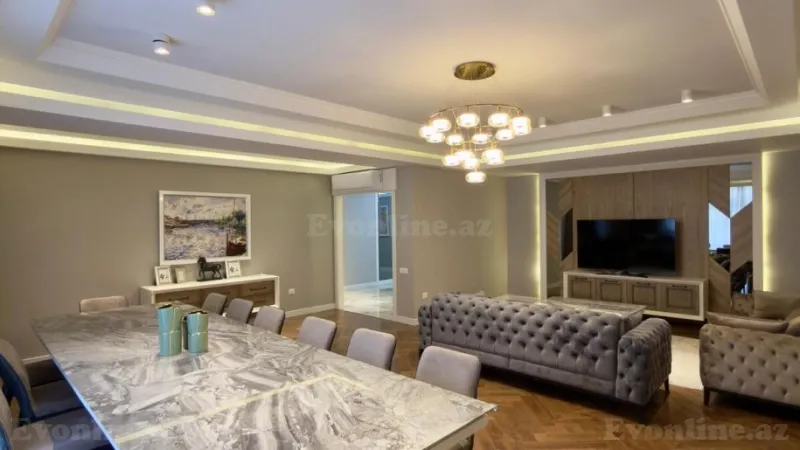 Satılır 4 otaqlı Mənzil Yeni tikili 220 m² Elmlər Akademiyası m. - şəkil 3