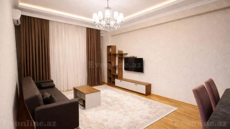 Kirayə verilir 2 otaqlı Mənzil Yeni tikili 65 m² Neftçilər m. - şəkil 2