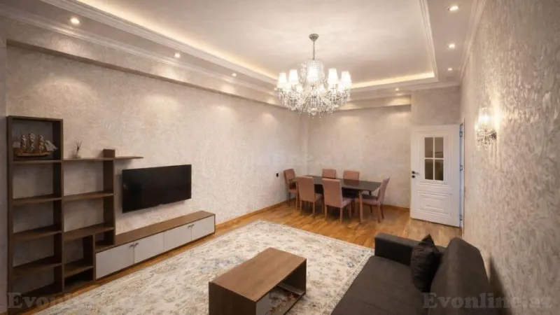 Kirayə verilir 2 otaqlı Mənzil Yeni tikili 65 m² Neftçilər m. - şəkil 3