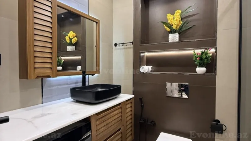 Satılır 2 otaqlı Mənzil Yeni tikili 52 m² Dərnəgül m. - şəkil 9