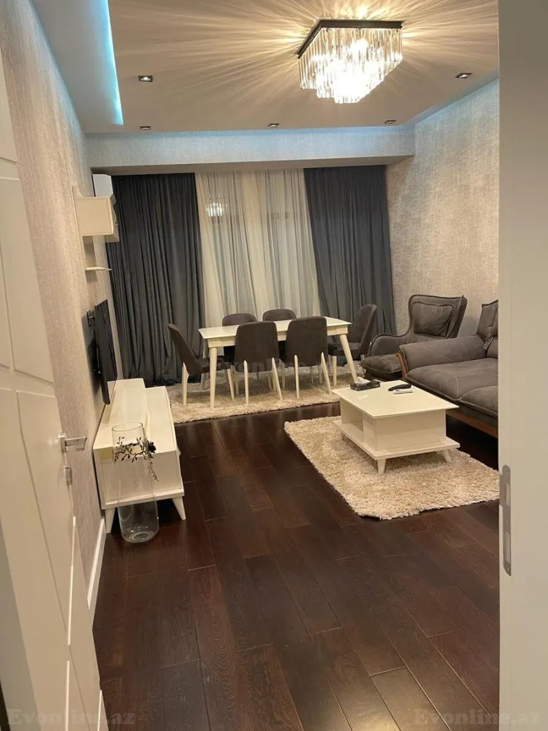 Kirayə verilir 2 otaqlı Mənzil Yeni tikili 90 m² 8 Noyabr m. - şəkil 3
