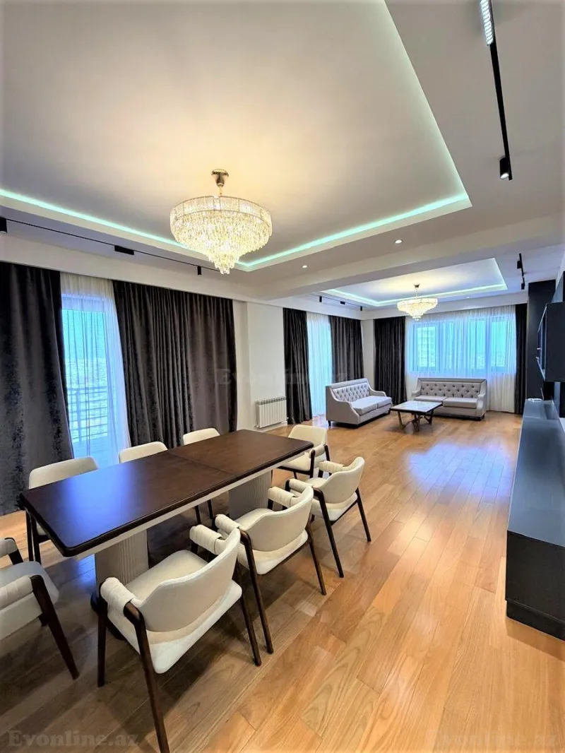 Kirayə verilir 4 otaqlı Mənzil Yeni tikili 250 m² Xətai r. - şəkil 5