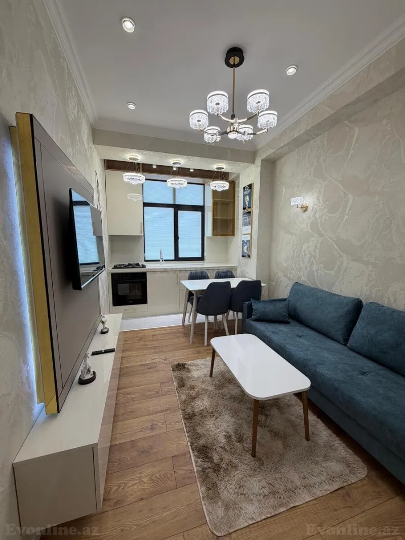 Satılır 2 otaqlı Mənzil Yeni tikili 37 m² Qara Qarayev m. - şəkil 2