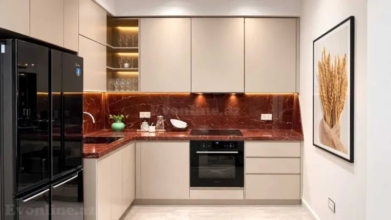 Kirayə verilir 2 otaqlı Mənzil Yeni tikili 68 m² Xətai m. - şəkil 3