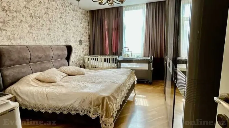 Satılır 3 otaqlı Mənzil Yeni tikili 110 m² İnşaatçılar m. - şəkil 9