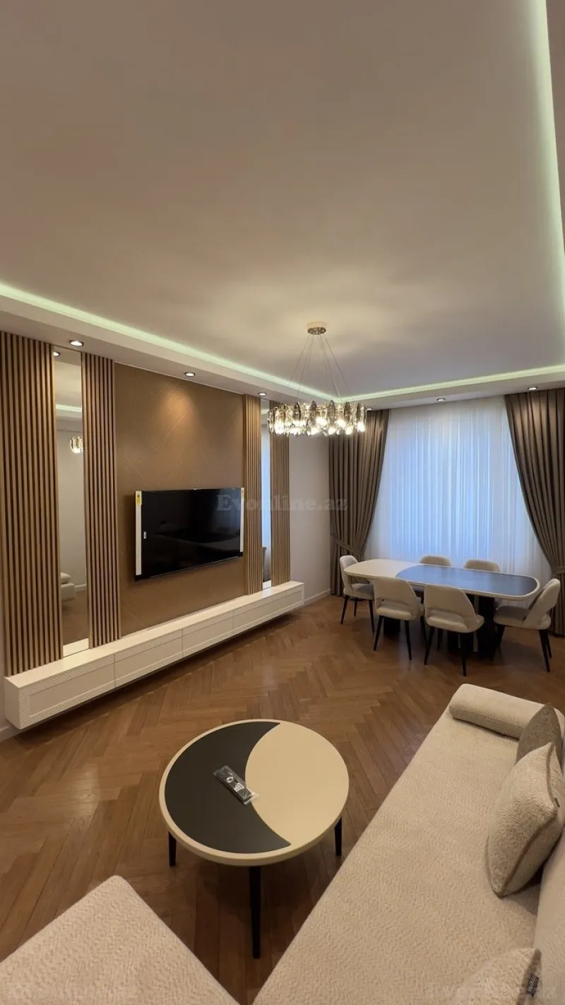 Satılır 3 otaqlı Mənzil Yeni tikili 120 m² Elmlər Akademiyası m. - şəkil 2