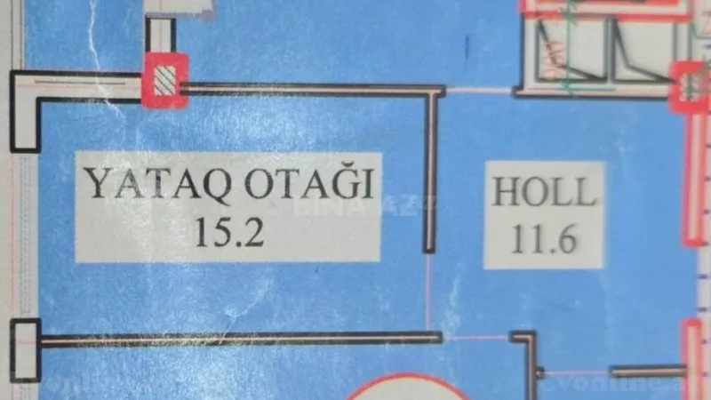 Satılır 3 otaqlı Mənzil Yeni tikili 80 m² Gənclik m. - şəkil 9