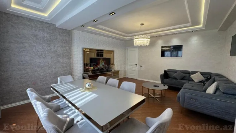 Satılır 3 otaqlı Mənzil Yeni tikili 122 m² Elmlər Akademiyası m. - şəkil 3