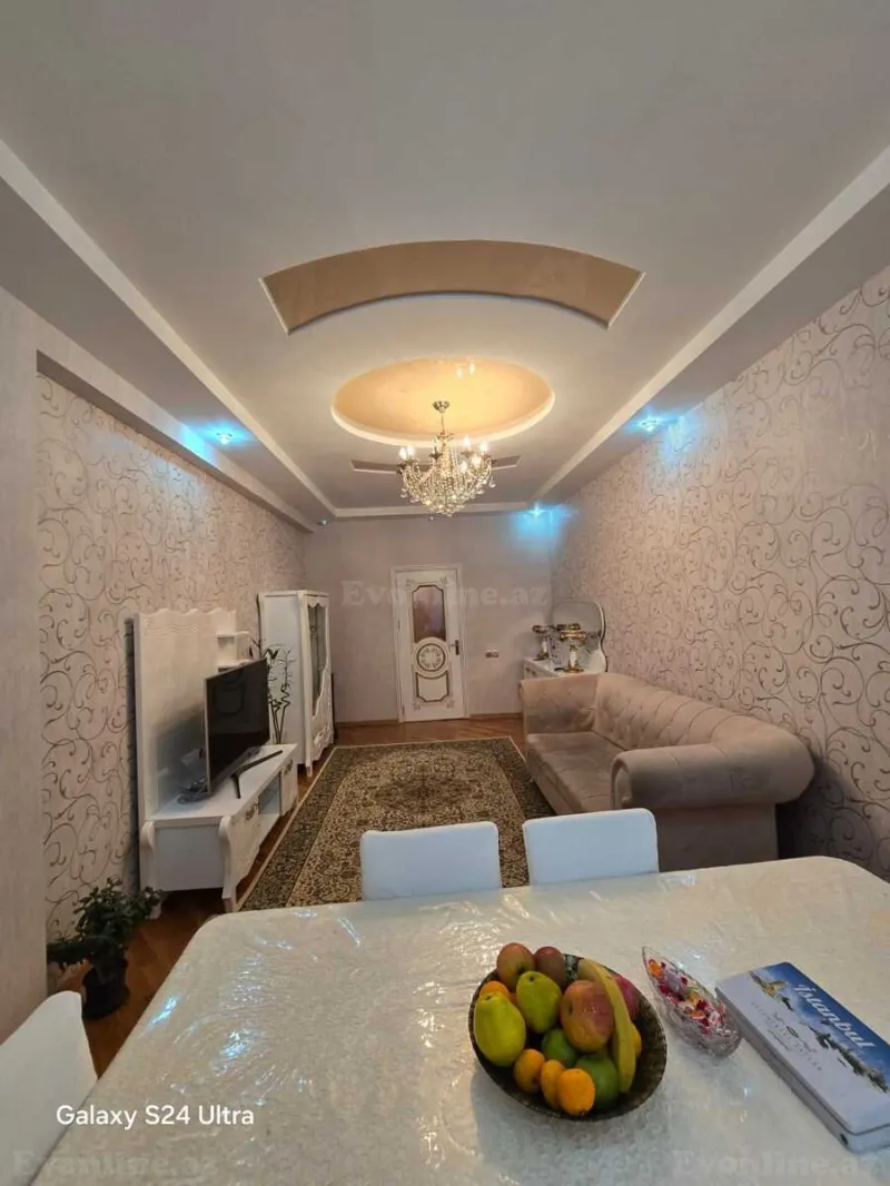 Satılır 3 otaqlı Mənzil Yeni tikili 106 m² Həzi Aslanov m. - şəkil 2