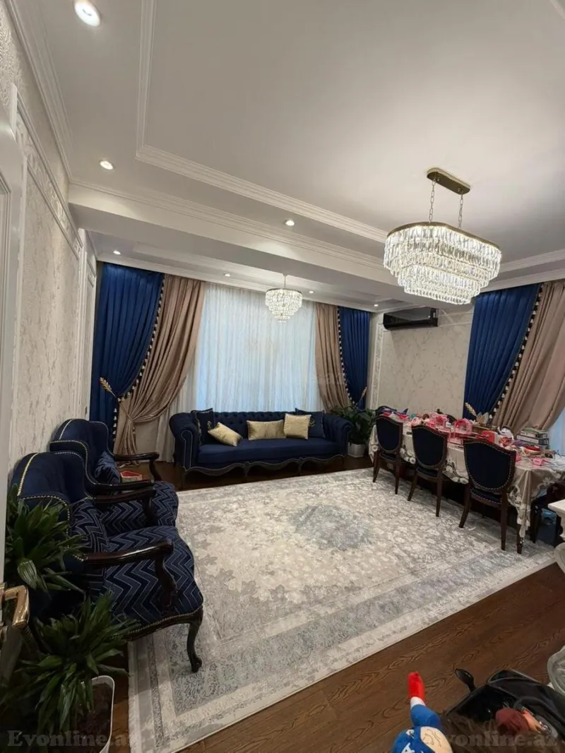 Satılır 3 otaqlı Mənzil Yeni tikili 130 m² Nərimanov r. - şəkil 2