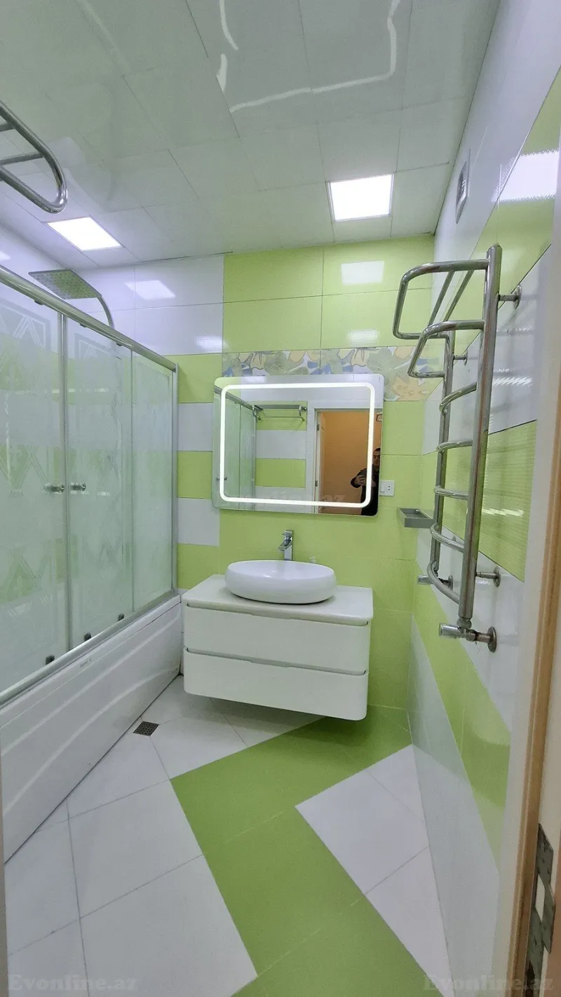 Kirayə verilir 2 otaqlı Mənzil Yeni tikili 100 m² 7-ci mikrorayon - şəkil 14