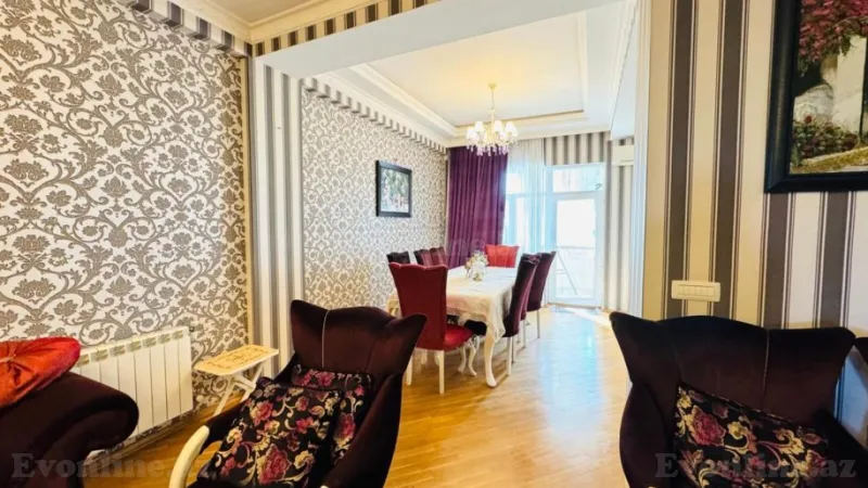 Satılır 4 otaqlı Mənzil Yeni tikili 140 m² İnşaatçılar m. - şəkil 3