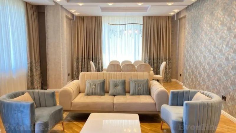 Kirayə verilir 4 otaqlı Mənzil Yeni tikili 175 m² Elmlər Akademiyası m.