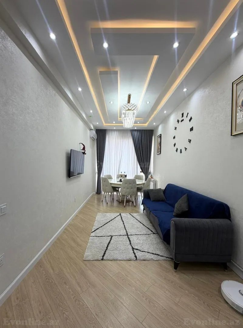 Satılır 2 otaqlı Mənzil Yeni tikili 55 m² Nəsimi r. - şəkil 2