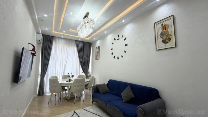 Satılır 2 otaqlı Mənzil Yeni tikili 55 m² Nəsimi r. - şəkil 3