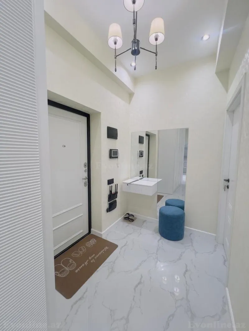 Kirayə verilir 3 otaqlı Mənzil Yeni tikili 90 m² Nəsimi r. - şəkil 3