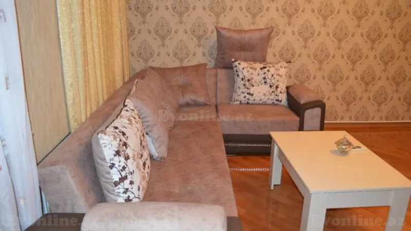 Kirayə verilir 2 otaqlı Mənzil Yeni tikili 70 m² Nərimanov r. - şəkil 2