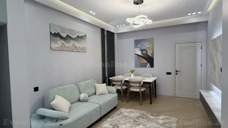 Satılır 2 otaqlı Mənzil Yeni tikili 53 m² Həzi Aslanov m. - şəkil 9