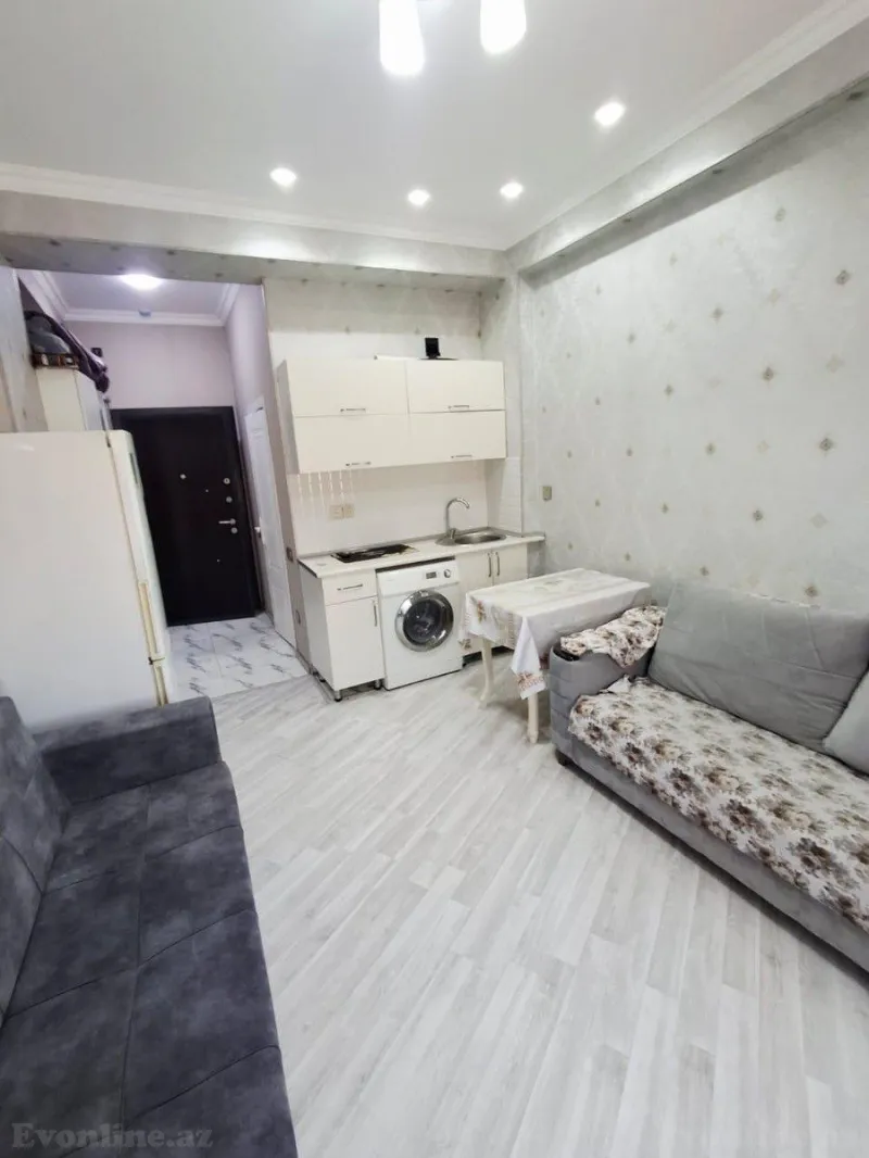 Kirayə verilir 1 otaqlı Mənzil Yeni tikili 40 m² Yasamal - şəkil 3