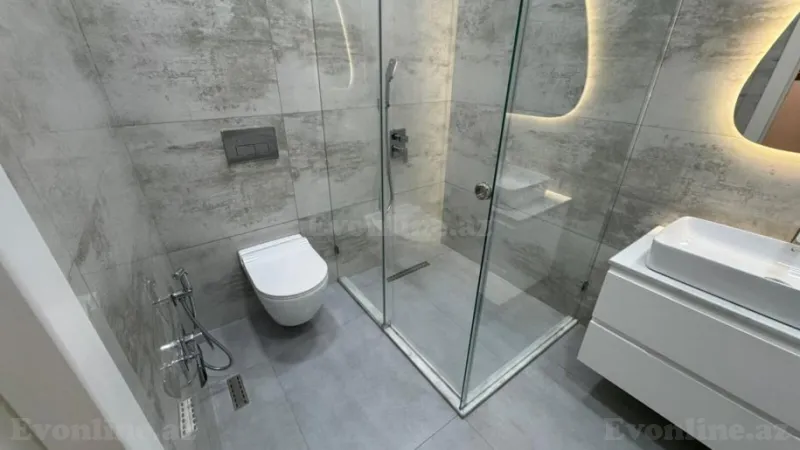 Kirayə verilir 2 otaqlı Mənzil Yeni tikili 55 m² Qara Qarayev m. - şəkil 8