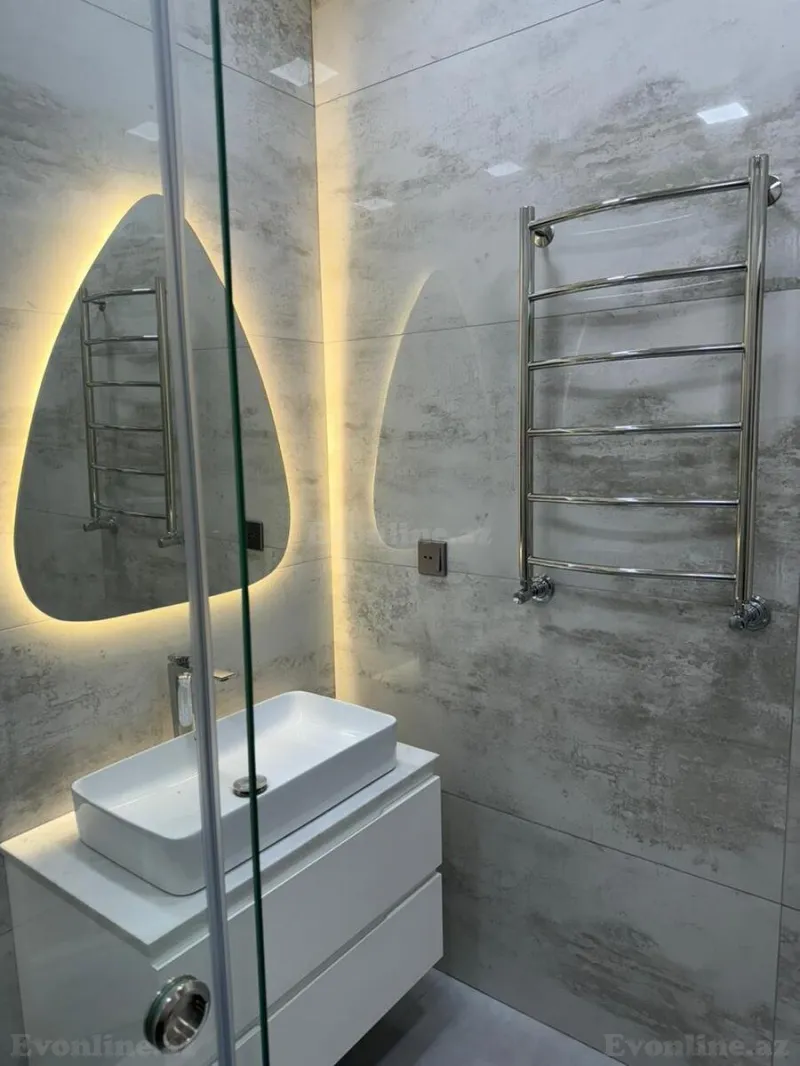 Kirayə verilir 2 otaqlı Mənzil Yeni tikili 55 m² Qara Qarayev m. - şəkil 10