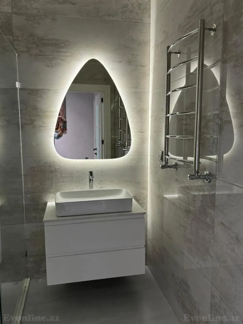 Kirayə verilir 2 otaqlı Mənzil Yeni tikili 55 m² Qara Qarayev m. - şəkil 11