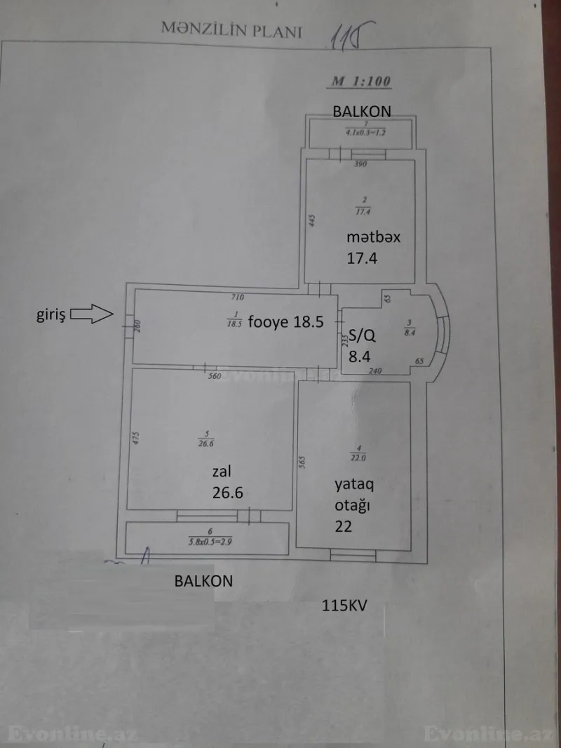 Satılır 2 otaqlı Mənzil Yeni tikili 115 m² Nizami m. - şəkil 8