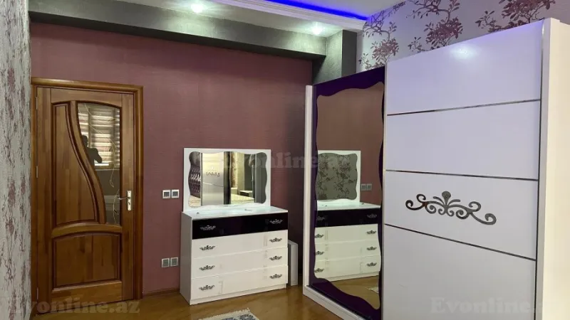 Kirayə verilir 2 otaqlı Mənzil Yeni tikili 100 m² Nəsimi r. - şəkil 3