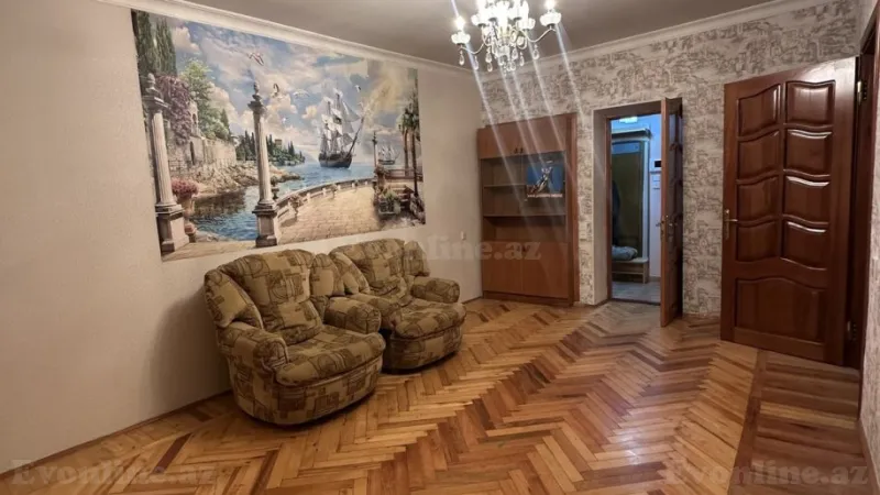 Kirayə verilir 3 otaqlı Mənzil Köhnə tikili 60 m² İnşaatçılar m. - şəkil 2