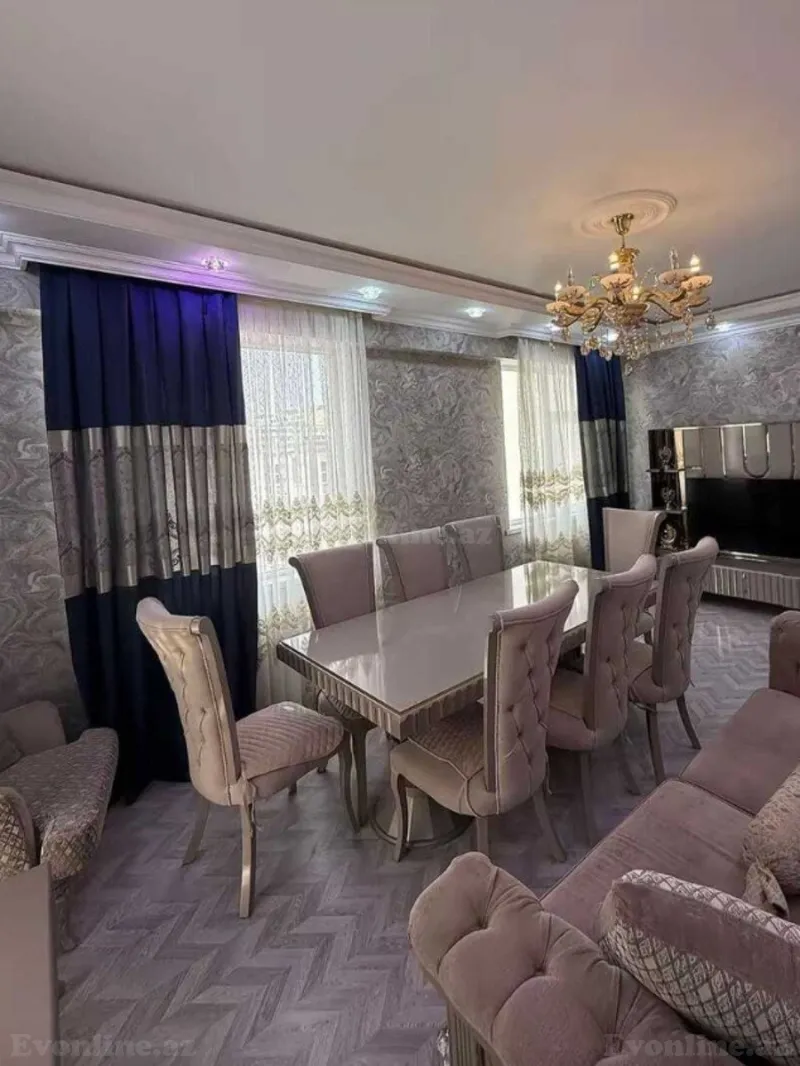 Satılır 3 otaqlı Mənzil Yeni tikili 110 m² Həzi Aslanov m. - şəkil 3