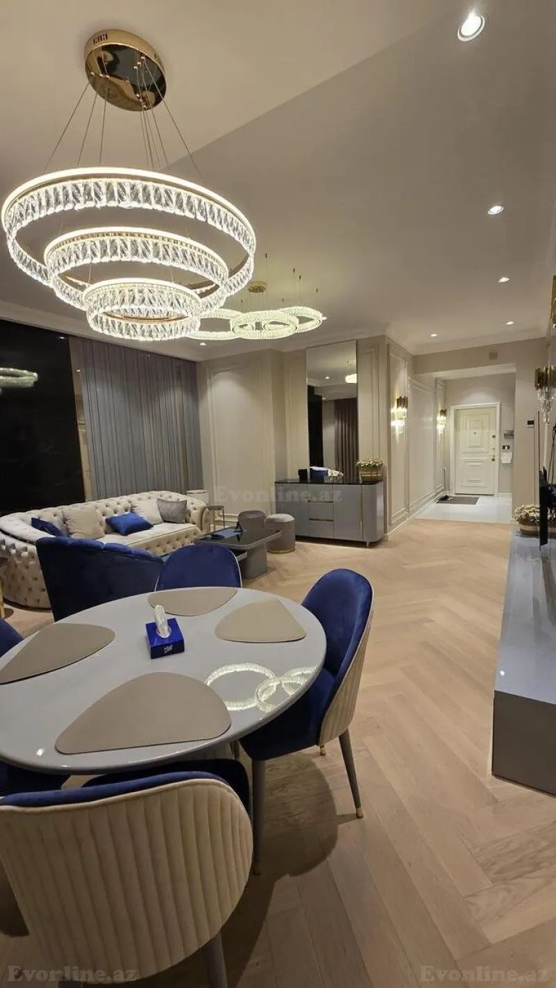 Kirayə verilir 2 otaqlı Mənzil Yeni tikili 97 m² Sahil m. - şəkil 2