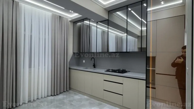 Satılır 4 otaqlı Mənzil Yeni tikili 138 m² Həzi Aslanov m. - şəkil 13