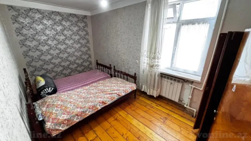 Kirayə verilir 2 otaqlı Mənzil Köhnə tikili 55 m² Qara Qarayev m. - şəkil 3