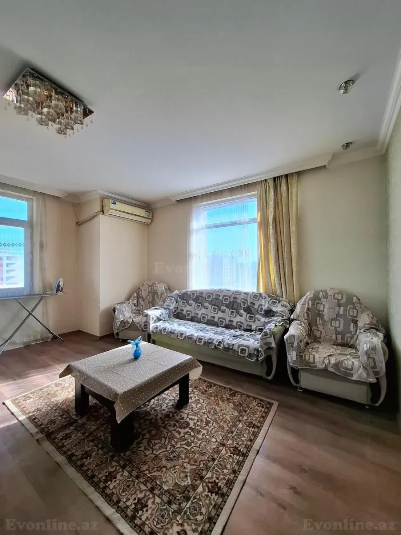 Kirayə verilir 3 otaqlı Mənzil Yeni tikili 120 m² Gənclik m. - şəkil 2