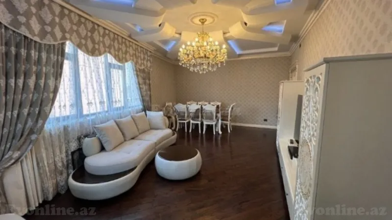 Kirayə verilir 3 otaqlı Mənzil Yeni tikili 153 m² Nərimanov r. - şəkil 2