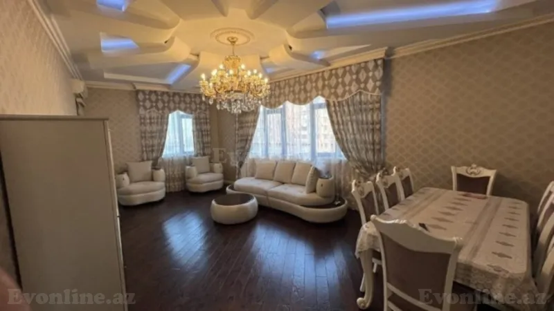 Kirayə verilir 3 otaqlı Mənzil Yeni tikili 153 m² Nərimanov r. - şəkil 3