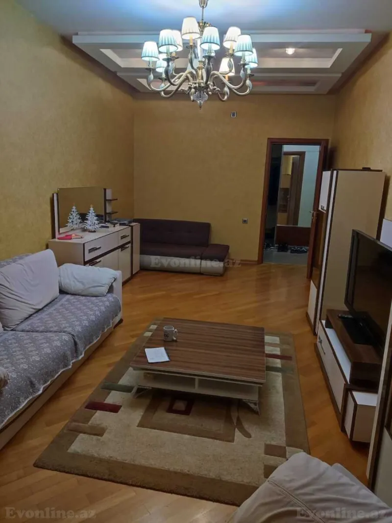 Kirayə verilir 3 otaqlı Mənzil Yeni tikili 150 m² 8 Noyabr m. - şəkil 2