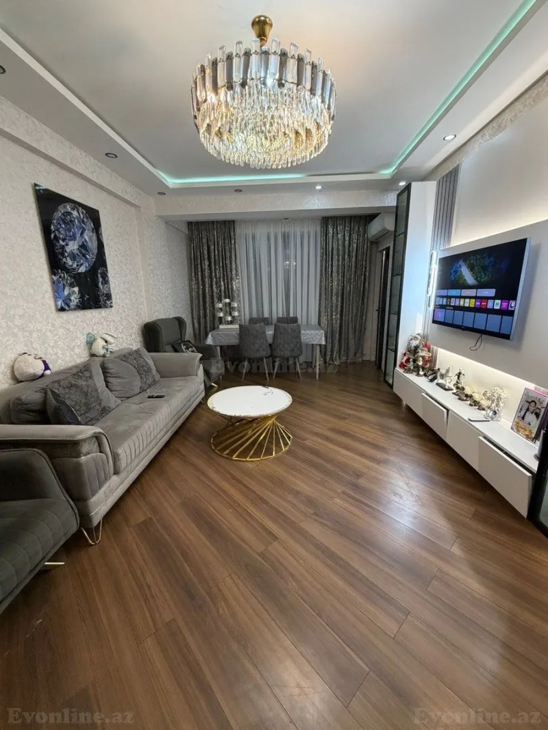 Satılır 3 otaqlı Mənzil Yeni tikili 100 m² Həzi Aslanov m. - şəkil 2