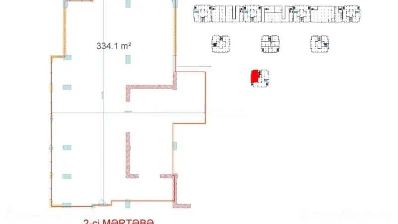 Satılır Obyekt 334.1 m² Koroğlu m. - şəkil 3
